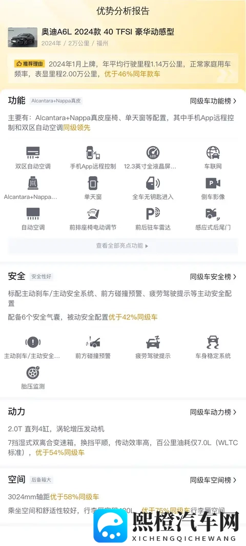 27万多圆梦豪华C级，准新奥迪A6L体验越级享受-3