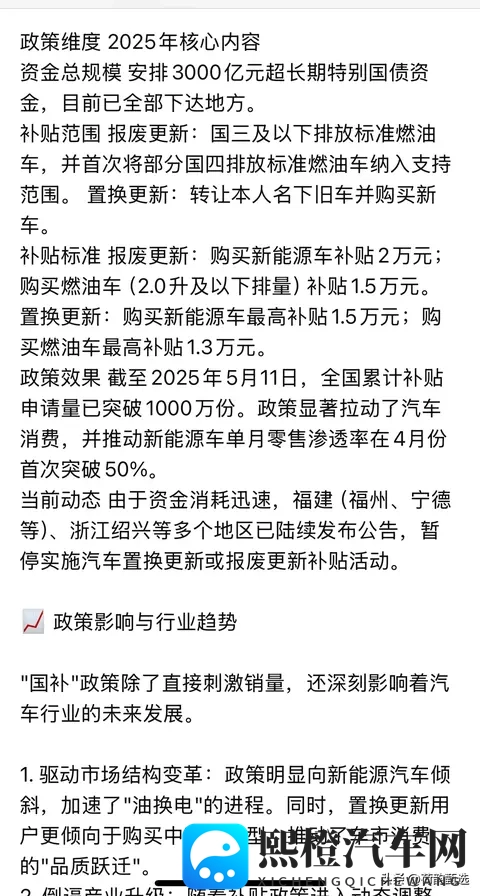 DeepSeek深度分析:针对2025年汽车国补政策以及实施情况-1