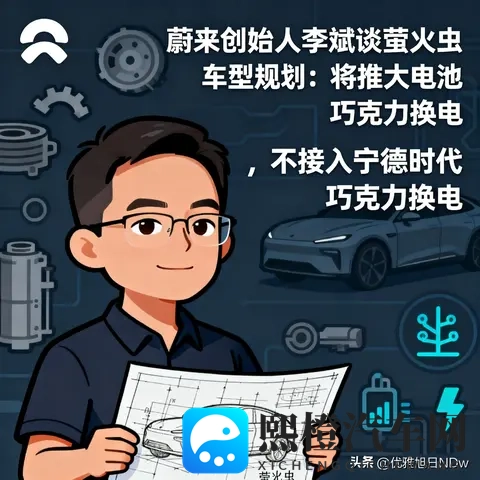 《蔚来李斌放大招!萤火虫车型规划新动向,大电池+独立换电》-3
