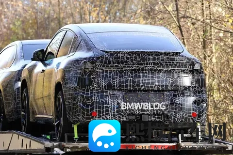 宝马第二款纯电轿跑SUV:iX4渲染图首曝,溜背造型、运动风格-3