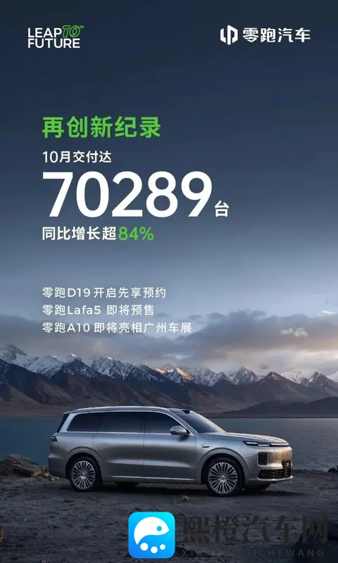 10月新势力品牌销量,零跑突破7万辆,理想仍在下坡路-2