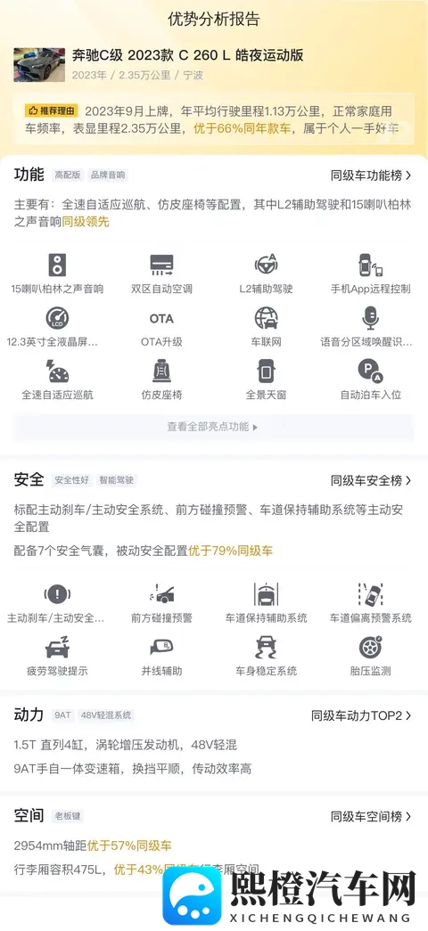 21万多拿下准新一手奔驰C260L，年轻人的运动座驾？-3