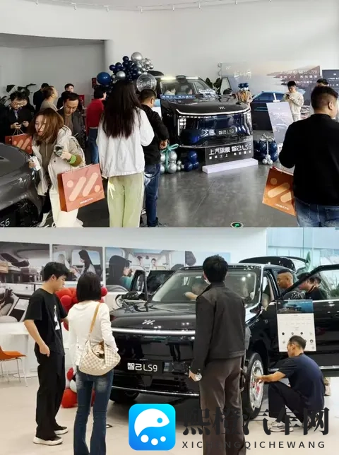 上汽旗舰智己LS9到店,看车订车堪比抢购现场-1