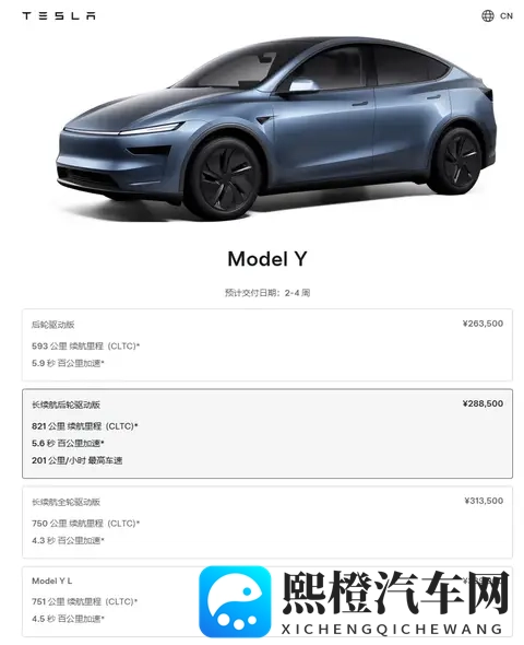 特斯拉Model Y长续航后轮驱动版终于来啦,续航821公里,猛不猛-3