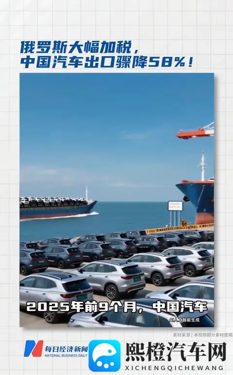 加税暴击下中国汽车对俄出口骤降58% 从一车赚数万到深耕破局-1