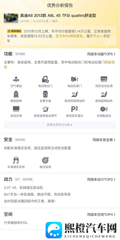 十年奥迪A8L，quattro加持，宜商宜家之选-3