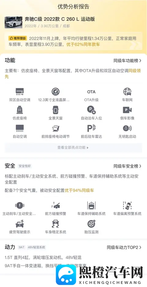 216W圆梦奔驰C级,优雅运动风,都市白领新选择-2