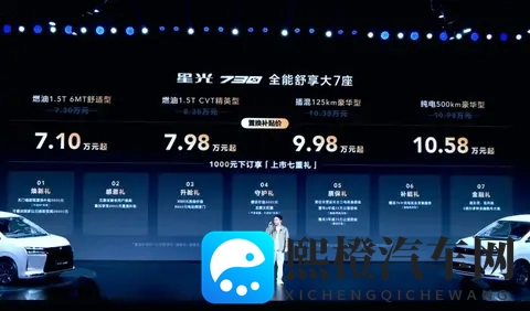 73万元起，星光730：三种动力+舒适大7座，五菱又行了-3