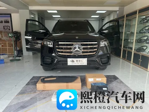 奔驰新款GLS450加装原厂HUD抬头显示系统，多一个功能多一份保障-2