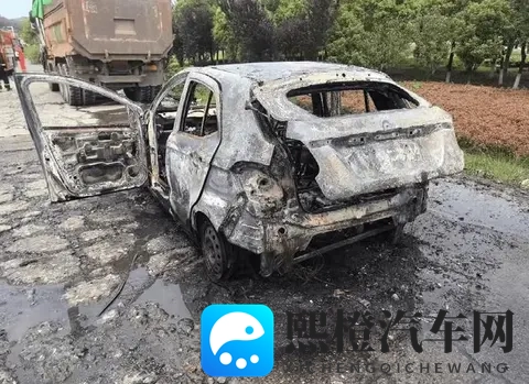 长见识了！新能源汽车在服务区被雷电击中，车顶铁皮烧融，有熔点-1