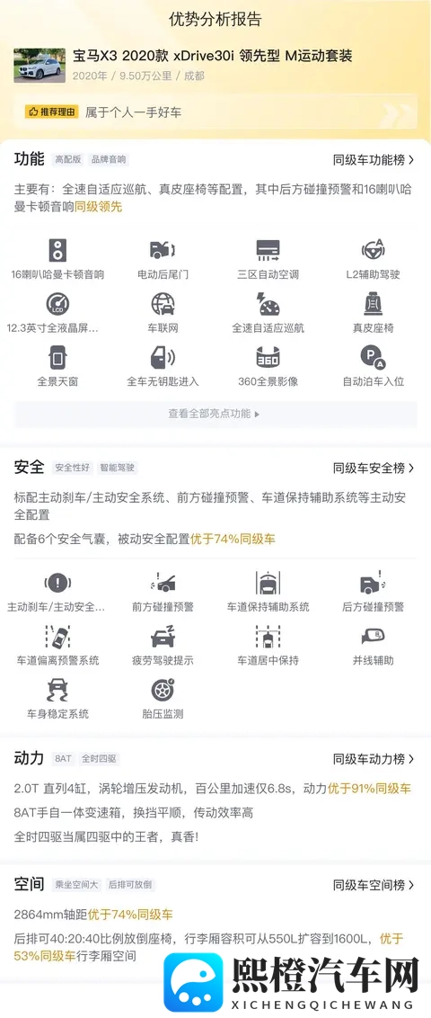 17万多拿下20款宝马X3,9万公里一手车,家用代步好选择?-1