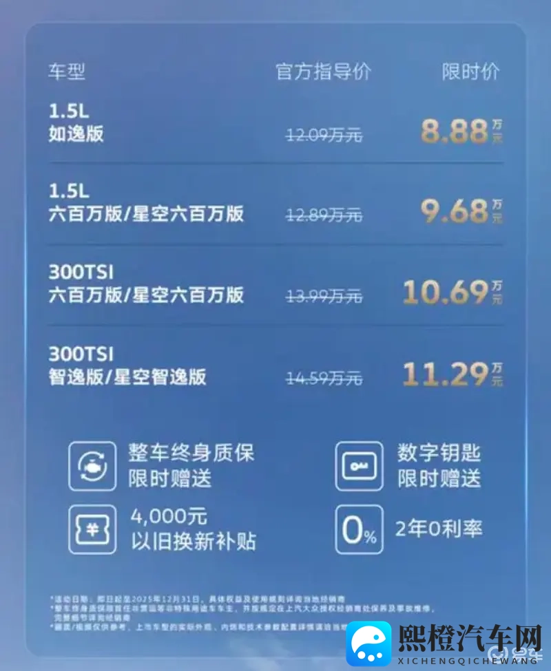 新朗逸上市，小版帕萨特风格，配炫酷隐藏门把手-1