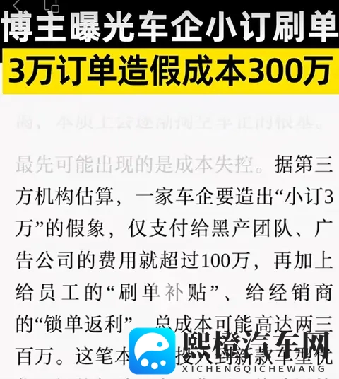当国家出手整治“虚假营销”，那些注水的汽车订单终将无处可逃！-2
