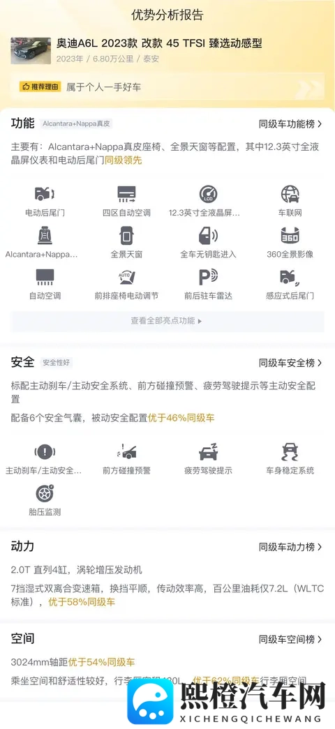 一手准新奥迪A6L，78秒破百，商务精英之选-2