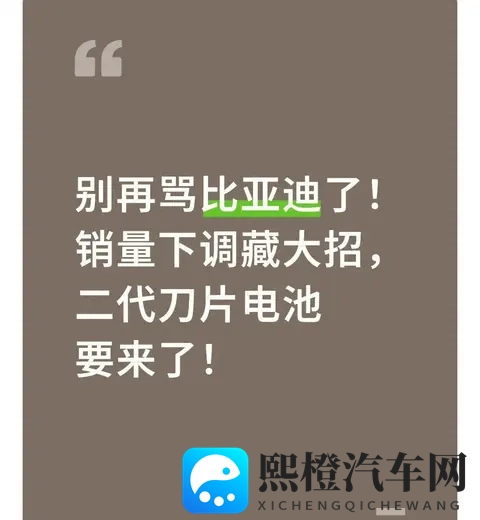 比亚迪销量连跌三月，工厂停产夜班？二代刀片电池藏着大秘密。-1