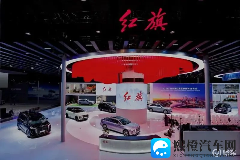 红旗三大子品牌集结广州车展，红旗HS6 PHEV品牌焕新-1