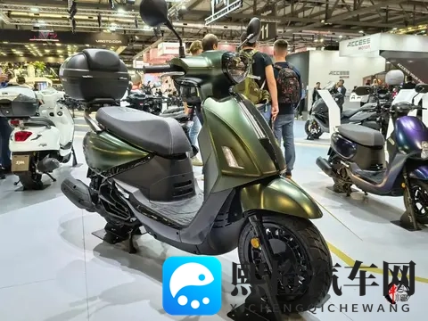 全LED灯组+双通道ABS,2026款三阳SYM Fiddle125复古踏板亮相米兰-3