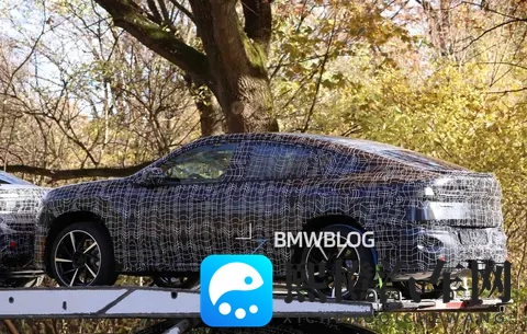 宝马第二款纯电轿跑 SUV：iX4 渲染图首曝，溜背造型、运动风格-1