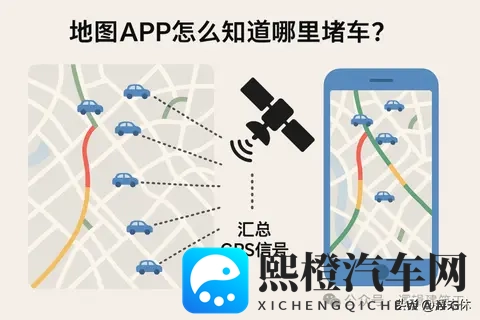 “地图软件”怎么知道哪里堵车？-2