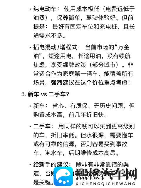 普通家庭买车预算大公开：多少价位才不影响生活质量？-2