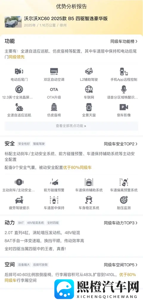 蓝色沃尔沃XC60准新车，表显1万公里，21万多开回家！-1