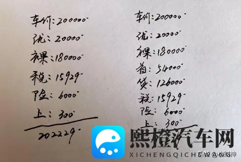 贷款买车到底是不是坑?20万买车全款分期算给你看,销售有没套路-2