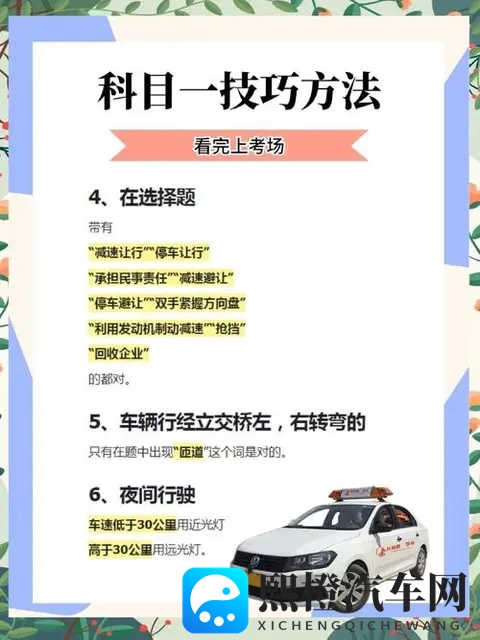 科目一高效通关指南：从学习到考试的全流程技巧-2