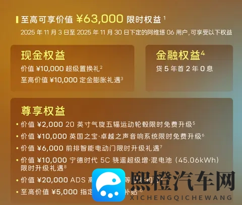 阿维塔06跨年交付，购置税补贴保障-1