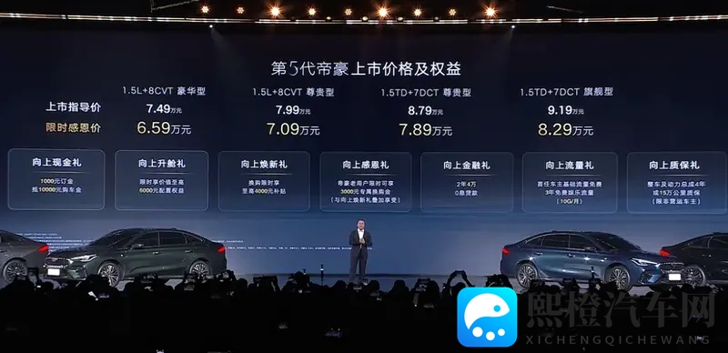 限时售659万起,全新吉利帝豪上市,尺寸加大更适合家庭-1