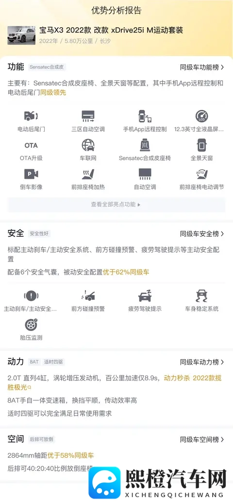 22款宝马X3,58万公里,2198万,圆你蓝天白云梦-3